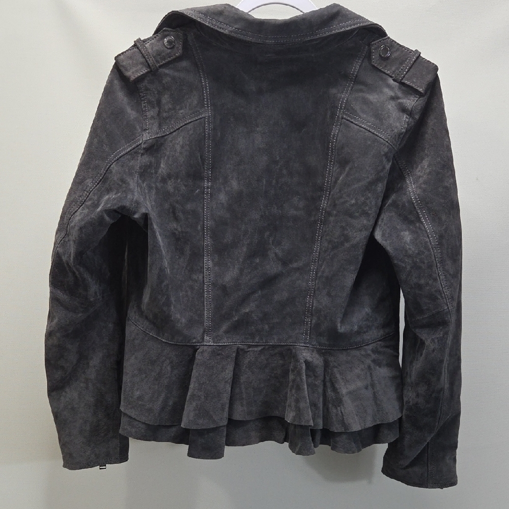 Bcbgeneration Charcoal Suede Jacket - image 3